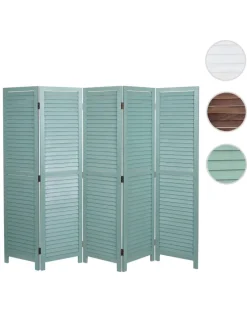 Paravent C30 im Shabby-Look, Grün