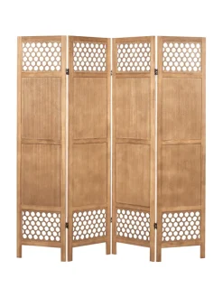 Paravent CERTOSA in Braun - (W) 163 x (H) 170 x (L) 2 cm