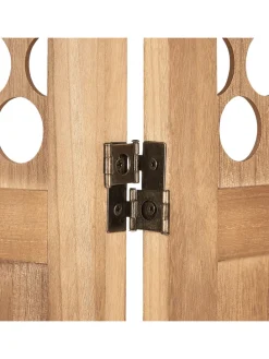 Paravent CERTOSA in Braun - (W) 163 x (H) 170 x (L) 2 cm