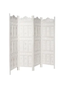 Paravent ESTELLA in Weiß