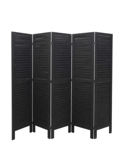 Paravent G30 im Shabby-Look, Anthrazit