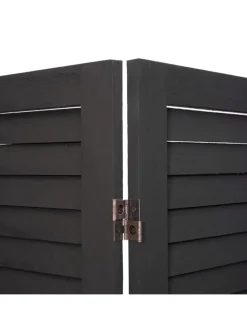 Paravent G30 im Shabby-Look, Anthrazit