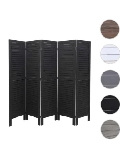 Paravent G30 im Shabby-Look, Anthrazit