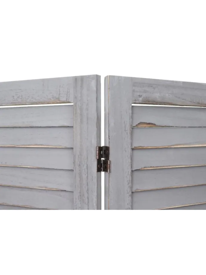 Paravent G30 im Shabby-Look, Grau
