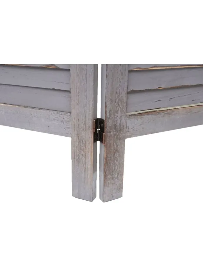 Paravent G30 im Shabby-Look, Grau