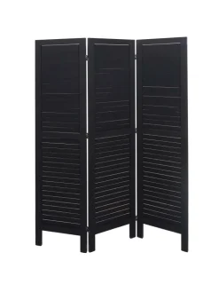 Paravent G30, Shabby-Look, Anthrazit