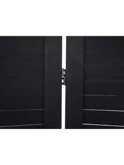 Paravent G30, Shabby-Look, Anthrazit