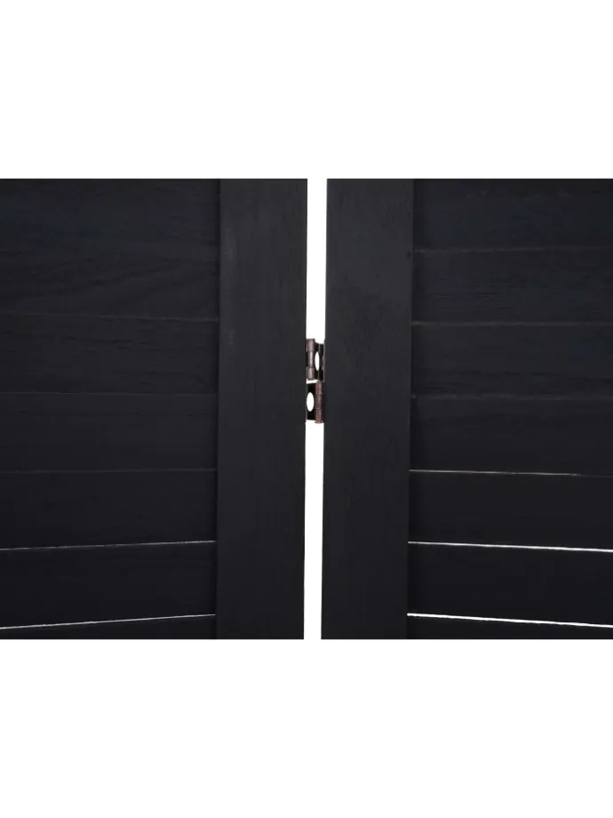 Paravent G30, Shabby-Look, Anthrazit