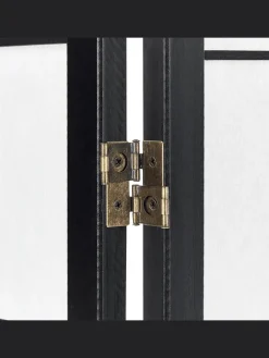 Paravent GOMAGOI in Schwarz - (W) 120 x (H) 170 x (L) 2 cm