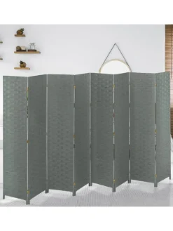 Paravent in Grau - (B)320 x (H)170cm