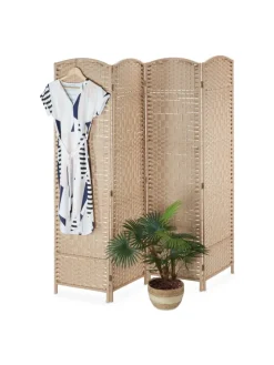 Paravent in Natur - (B)180 x (H)180cm