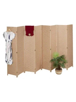 Paravent in Natur - (B)320 x (H)170cm