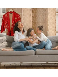 Paravent in Natur- (B)180 x (H)180 cm