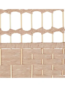 Paravent in Natur- (B)180 x (H)180 cm