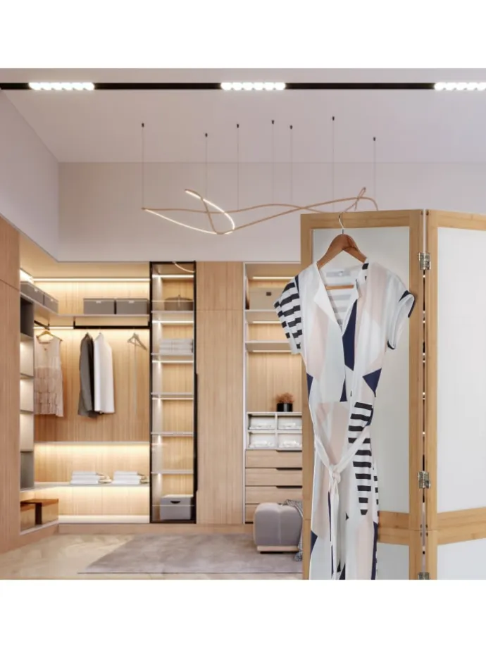 Paravent in Natur/ Weiß - (B)136,5 x (H)180 cm