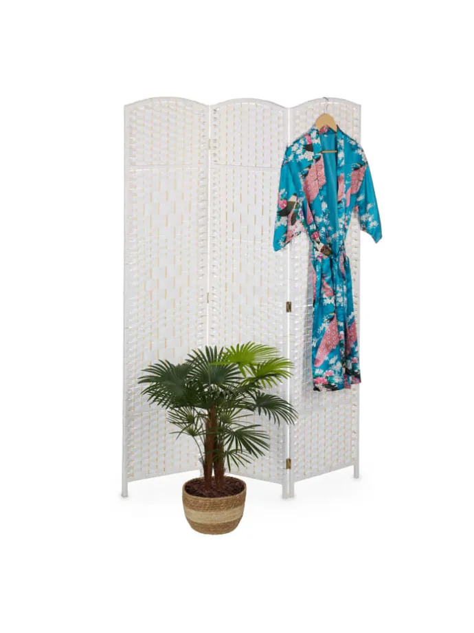 Paravent in Weiß - (B)120 x (H)170 cm