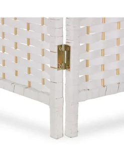 Paravent in Weiß - (B)120 x (H)170 cm