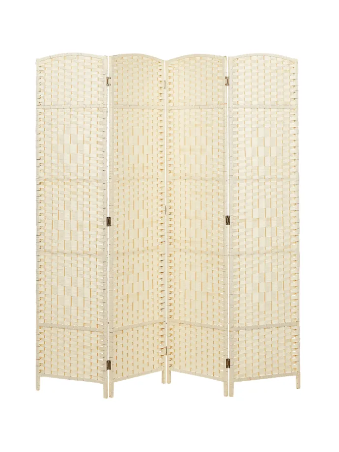 Paravent LAPPAGO in Beige - (W) 163 x (H) 170 x (L) 2 cm