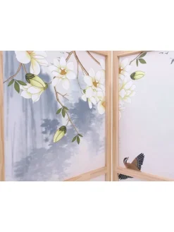 Paravent O70, Naturmotive 170x227cm, Flusslandschaft