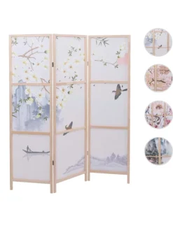 Paravent O70 Naturmotive 170x137cm, Flusslandschaft