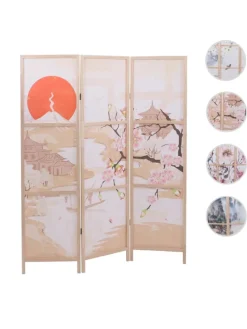 Paravent O70 Naturmotive 170x137cm, Kirschblüten