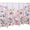 Paravent O70, Naturmotive 170x227cm, Blumen