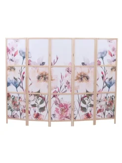 Paravent O70, Naturmotive 170x227cm, Blumen