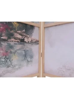 Paravent O70, Naturmotive 170x227cm, Berge