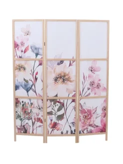 Paravent O70 Naturmotive 170x137cm, Blumen