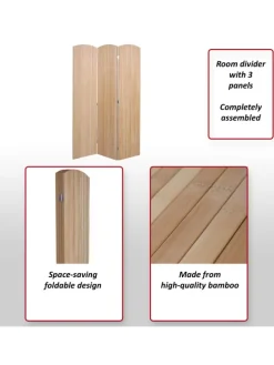 Paravent O30 zusammenklappbar 3 Paneele 170x120cm