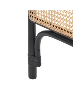 Paravent POTENZA in /Braun/Schwarz - (W) 105 x (H) 180 x (L) 3 cm