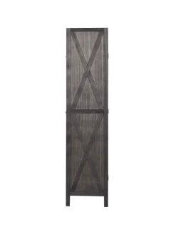 Paravent RIDANNA in Braun - (W) 163 x (H) 170 x (L) 2 cm