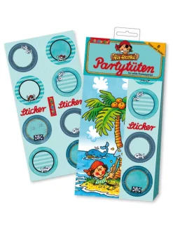 Partytüten "Pit Planke" in Türkis - 8 Stück