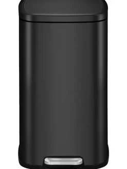 Pedal-Abfallsammler "London" in Schwarz - 6 l