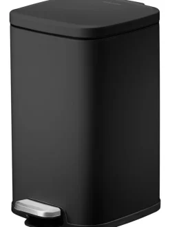 Pedal-Abfallsammler "London" in Schwarz