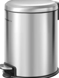 Pedal-Abfallsammler "Milano" in Silber - 3 l