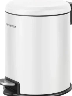 Pedal-Abfallsammler "Milano" in Weiß - 3 l