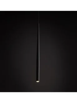 Pendelleuchte Ø 5.2 x (T)140 cm in Schwarz