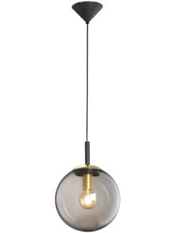 Pendelleuchte "Dini" in Schwarz - Ø 25 cm x (H)140 cm