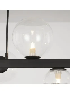 Pendelleuchte 8-flammige G9 in transparent Glas Max.25W