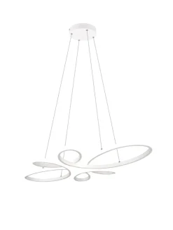 Pendelleuchte FLY in weiß matt