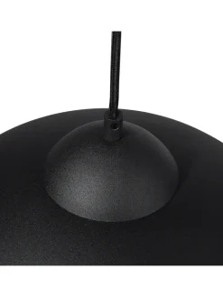 Pendelleuchten CETINA in Schwarz/Gold - (W) 40 x (H) 129 x (L) 40 cm