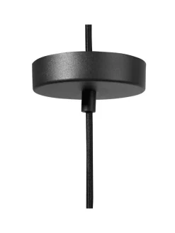 Pendelleuchten CETINA in Schwarz/Gold - (W) 40 x (H) 129 x (L) 40 cm