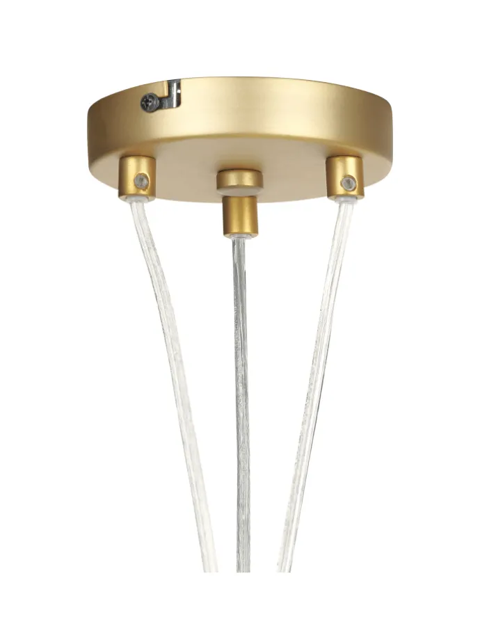 Pendelleuchten GEORGES in Gold - (W) 59 x (H) 146 x (L) 59 cm