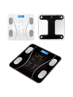 Personenwaage in Schwarz