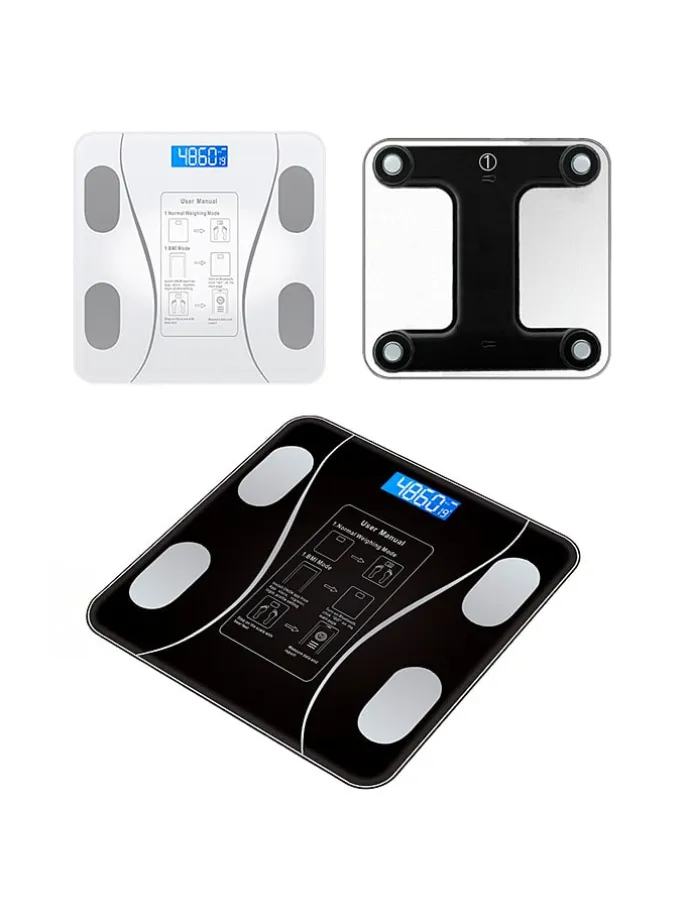 Personenwaage in Schwarz