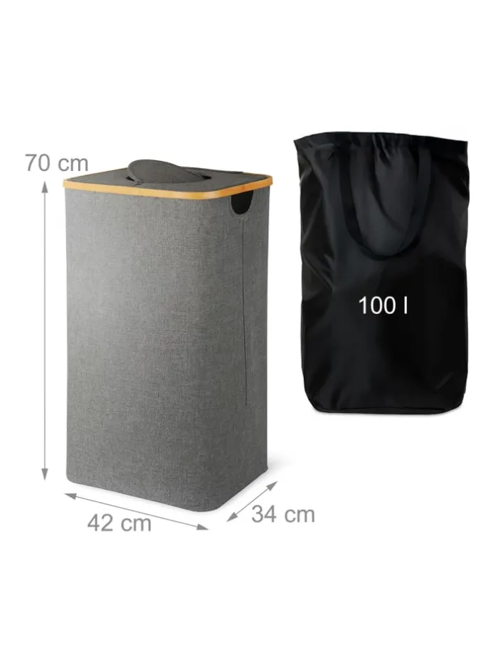 Pfandflaschen Sammelbehälter in Grau – 100 l