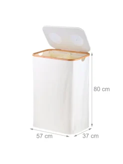 Pfandflaschen-Sammelbehälter in Weiß - 170 Liter