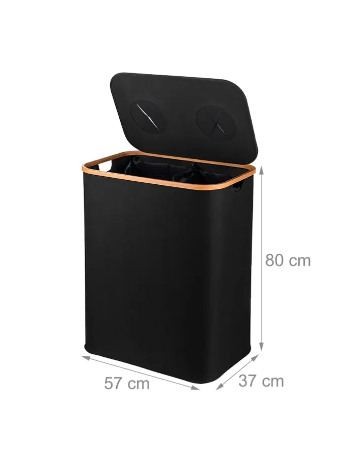 Pfandflaschen-Sammelbehälter in Schwarz - 170 Liter