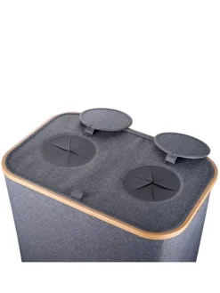 Pfandflaschen-Sammelbehälter in Grau - 170 Liter